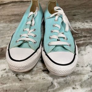 Aqua Blue Converse 6